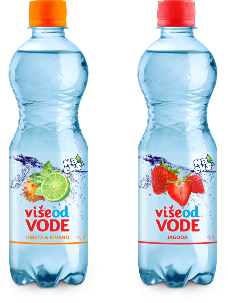 Lazarus Kreativ Labels & packs Na eks beverages FLAVOURED WATER labels design
